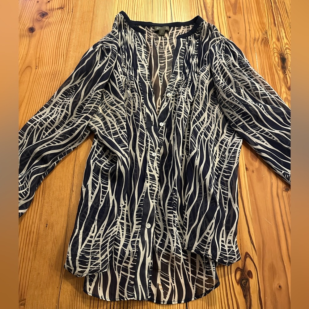 Vintage Anthropologie Flowy Blouse by Fei